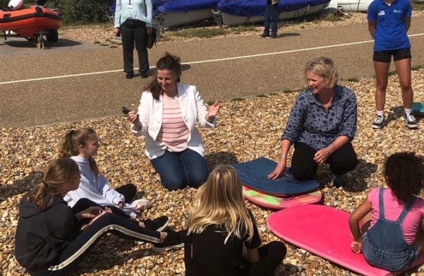 Minister Vicky Ford's visit to Eastbourne