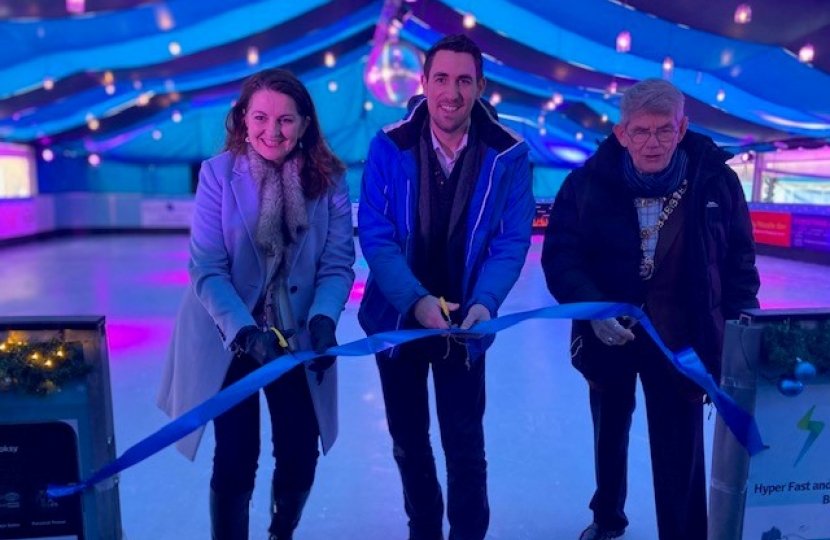 Opening the new ice rink